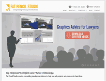 Tablet Screenshot of fatpencilstudio.com